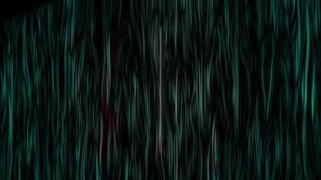 Abstract Digital Background with Wavy Teal Lines and Central Glitch Effect Futuristic Technology Motion Graphics video