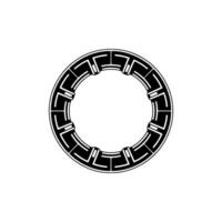 Geometric Circle Pattern, Minimalist , Circular Motif - Illustration vector