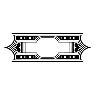 Art Deco Ornament, Geometric , Elegant Border - Vintage