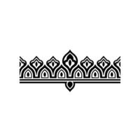 Intricate Floral Border, Elegant , Decorative Element, Ornament vector