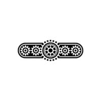 Mechanical Progression, Industrial Symbolism, Retro-Futurism vector