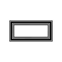 Geometric Minimalism, Layered Rectangle, Subtle Contrast vector