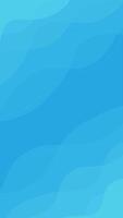 Blue vertical wave animation background with gradient and wave lines. Loop playback background video