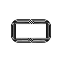 Geometric Frame, Minimalist , Modern Layout, Lines vector