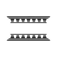 Geometric Border Elements, Minimalist , Classic Style vector