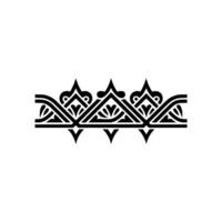 Geometric Tribal Ornament, Minimalist, Linear vector