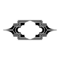 Art Deco Ornament, Geometric , Elegant Frame vector