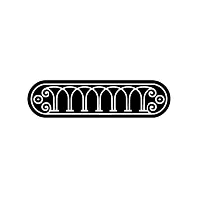 Elegant Scroll Ornament, Vintage , Minimalist Emblem