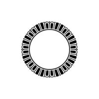 Geometric Circle Ornament, Minimalist, Modern vector