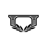 Art Deco Shield Emblem, Classical Revival, Elegant Protection vector