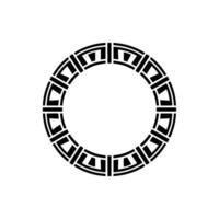Geometric Circle Border, Classical , Minimalist Illustration vector