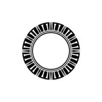Geometric Circle Motif, Minimalist , Circular Frame vector