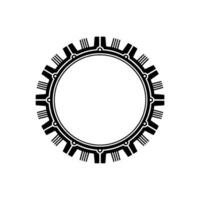 Geometric Portal, Minimalist , Circular Framework vector