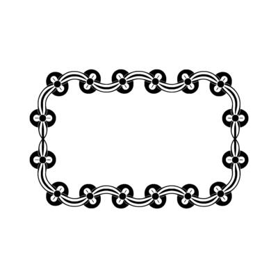Elegant Ornate Frame, Vintage , Decorative Border, Floral