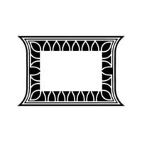 Art Deco Frame, Geometric Ornamentation, Vintage, Minimalism vector