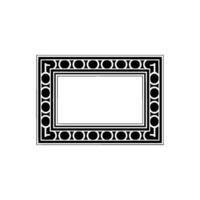Geometric Frame, Minimalist , Negative Space, Art Deco, Abstract, Pattern, Border, Composition, Monochrome, Modern, , Template, Placeholder, Element, , Illustration, Stylized vector