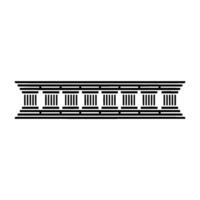 Geometric Divider, Minimalist Line Art, Modern Element vector