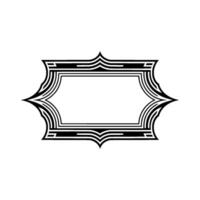 Art Deco Frame, Geometric Elegance, Minimalist, Symmetry vector