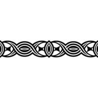 Intricate Celtic Border, Elegant Pattern, Vintage - Ornamental vector