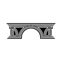 Geometric Archway, Streamlined , Minimalist, Arch vector