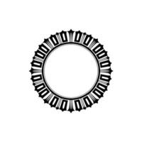 Geometric Circle Frame, Minimalist , Circular Motif, Clean vector