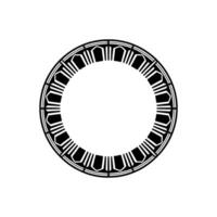 Geometric Portal, Art Deco Circle, Minimalist vector