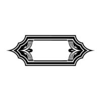 Elegant Deco Frame, Vintage Element, Ornament vector
