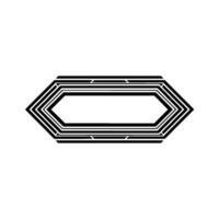 Geometric Hexagon Pattern, Minimalist , Modern Aesthetic, Minimalism vector