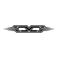 Dynamic Tribal Accent, Modern Edge vector