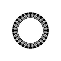 Geometric Circle Frame, Minimalist , Circular Motif, Placeholder vector