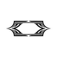 Geometric Deco Frame,Minimalist - Elegant vector