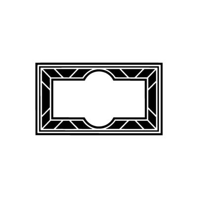 Geometric Deco Frame,Minimalist - Template