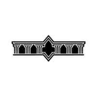 Art Deco Architectural Ornament,Geometric, Ornamentation vector