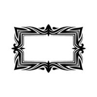 Intricate Tribal Frame, Elegant Border - Ornament vector