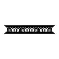 Art Deco Border, Geometric Ornamentation, Elegant, Linear vector