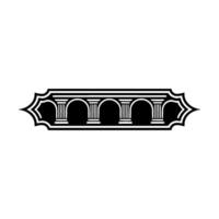 Architectural Archway, Vintage Style, Minimalist vector