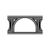 Geometric Archway, Minimalist , Modern Abstract - Arch vector