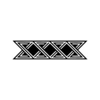 Geometric Deco Pattern, Interlocking Triangles, Minimalist vector