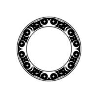 Celestial Portal Frame, Intricate vector
