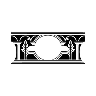 Art Deco Ornament, Geometric Frame, Vintage, Artdeco