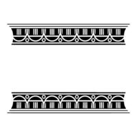 Geometric Border, Ancient Motif, Minimalist vector