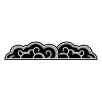 Art Deco Wave Border, Elegant Ornamentation vector