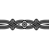 Elegant Wreath Border, Vintage Decorative Element vector