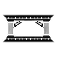 Elegant Classical Frame, Detailed Ornamentation vector