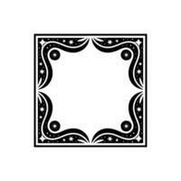 Celestial Square Frame Vintage, Decorative, Starry vector