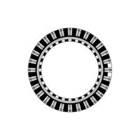 Geometric Circle Pattern, Minimalist , Abstract Texture vector