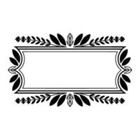Elegant Botanical Frame, Vintage - Floral vector