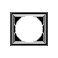 Geometric Circle Frame, Minimalist , Subtle Texture, Minimalism vector