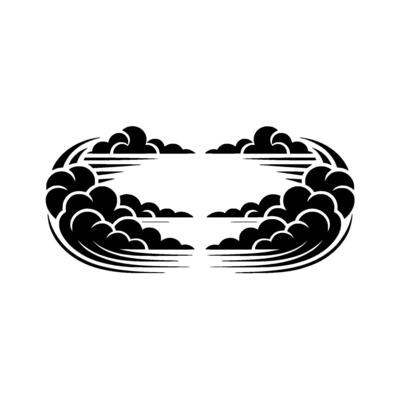 Celestial Embrace Minimalist Cloud Frame