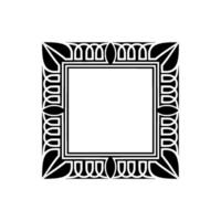 Geometric Deco Frame, Elegant Border, Minimalist - Ornate vector